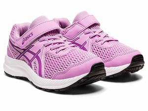 Buty do Biegania Dziecięce Asics Contend 7 Pre-school Różowe Głęboka Niebieskie | 65901-LWYV