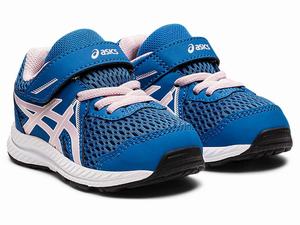 Buty do Biegania Dziecięce Asics Contend 7 Size Czarne Głęboka Turkusowe | 91725-HCTN