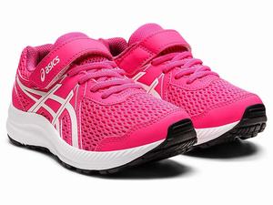 Buty do Biegania Dziecięce Asics Contend 7 Pre-school Różowe Głęboka Niebieskie | 94270-KRCS