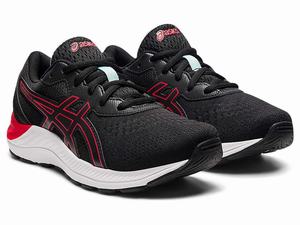 Buty do Biegania Dziecięce Asics Gel-excite 8 Grade School Czarne Czerwone | 69254-HWGO