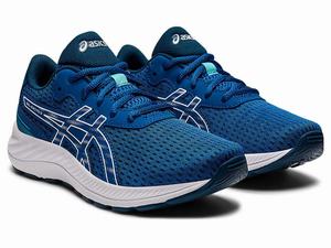 Buty do Biegania Dziecięce Asics Gel-excite 9 Grade School Czarne Niebieskie | 87461-ATCO