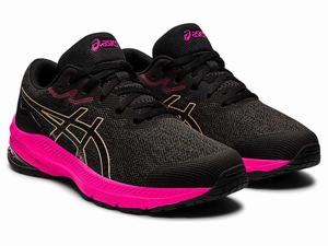 Buty do Biegania Dziecięce Asics Gt-1000 11 Grade School Czarne | 83750-PGXY