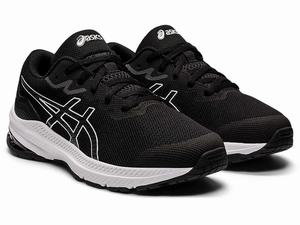 Buty do Biegania Dziecięce Asics Gt-1000 11 Grade School Czarne | 84102-WAOZ