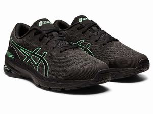 Buty do Biegania Dziecięce Asics Gt-1000 11 Grade School Czarne | 96401-QGUL