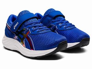 Buty do Biegania Dziecięce Asics Pre Excite 8 Pre-school Niebieskie Niebieskie | 52419-ZQCB