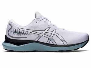 Buty do Biegania Męskie Asics Gel-cumulus 24 Białe Czarne | 24073-ACDZ