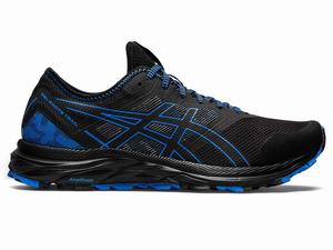 Buty do Biegania Męskie Asics Gel-excite Trailowe Czarne Niebieskie | 36710-CVZQ