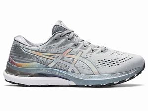 Buty do Biegania Męskie Asics Gel-kayano 28 Platinum Szare Białe | 98147-QEYP