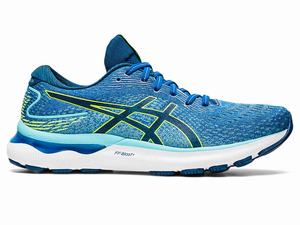 Buty do Biegania Męskie Asics Gel-nimbus 24 (2e) Zielone | 21458-ONZU