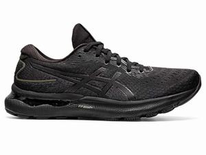 Buty do Biegania Męskie Asics Gel-nimbus 24 (4e) Czarne Czarne | 23174-BAIJ