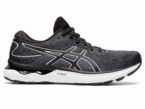 Buty do Biegania Męskie Asics Gel-nimbus 24 (4e) Czarne Białe | 59836-UBEO