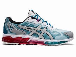 Buty do Biegania Męskie Asics Gel-quantum 360 6 Czerwone Turkusowe Niebieskie | 52063-MYZG