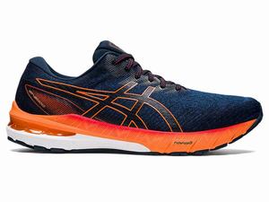 Buty do Biegania Męskie Asics Gt-2000 10 Niebieskie Pomarańczowe | 46918-QESO