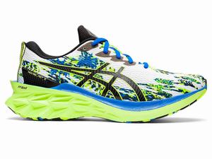 Buty do Biegania Męskie Asics Novablast 2 Białe Czarne | 09483-TGIK