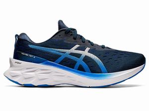 Buty do Biegania Męskie Asics Novablast 2 Niebieskie Srebrne | 96748-NWCE