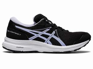 Buty do Chodzenia Damskie Asics Gel-contend 7 Czarne Fioletowe | 29863-THCM