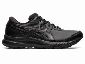 Buty do Chodzenia Damskie Asics Gel-contend Walker Czarne Czarne | 74916-VBTF