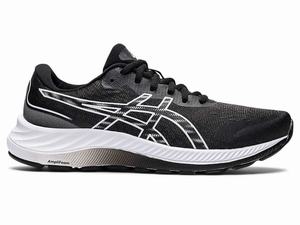 Buty do Chodzenia Damskie Asics Gel-excite 9 (D) Czarne Białe | 15083-KZXG