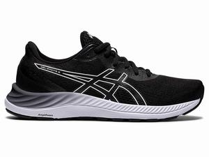 Buty do Chodzenia Damskie Asics Gel-excite 8 (D) Czarne Białe | 67483-CAGO