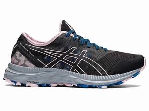 Buty do Chodzenia Damskie Asics Gel-excite Trailowe Czarne Różowe | 73249-LIDT