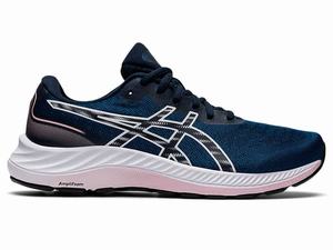 Buty do Chodzenia Damskie Asics Gel-excite 9 Niebieskie Białe | 93604-QJFG