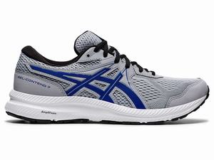 Buty do Chodzenia Męskie Asics Gel-contend 7 Szare Niebieskie | 50187-VIQJ