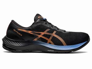 Buty do Chodzenia Męskie Asics Gel-pulse 13 Czarne Pomarańczowe | 35470-GSHK