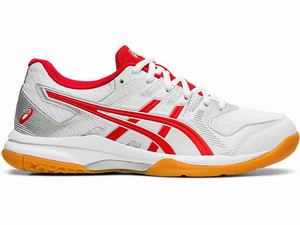 Buty do Siatkówki Damskie Asics Gel-rocket 9 Białe Czerwone | 09546-YEWA