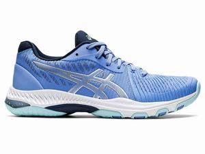 Buty do Siatkówki Damskie Asics Netburner Ballistic Ff 2 Niebieskie Srebrne | 89063-UWTL