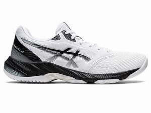 Buty do Siatkówki Męskie Asics Netburner Ballistic Ff 3 Białe Czarne | 27301-UBKW