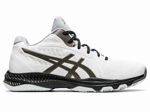 Buty do Siatkówki Męskie Asics Netburner Ballistic Ff Mt 2 Białe Szare | 35194-DORE