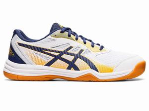 Buty do Siatkówki Męskie Asics Upcourt 5 Białe Jasny | 78463-WVYQ