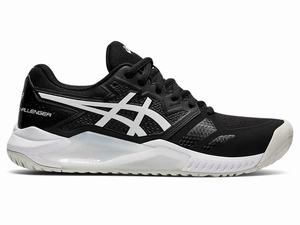 Buty do Tenisa Damskie Asics Gel-challenger 13 Czarne Białe | 02684-FJKM