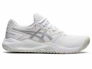 Buty do Tenisa Damskie Asics Gel-challenger 13 Białe Srebrne | 10935-FQIT