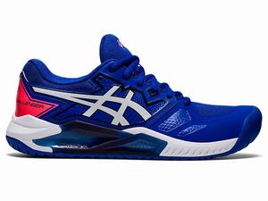 Buty do Tenisa Damskie Asics Gel-challenger 13 Niebieskie Białe | 45738-MYOS