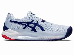 Buty do Tenisa Damskie Asics Gel-resolution 8 Niebieskie Niebieskie | 64930-MICK