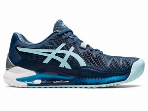 Buty do Tenisa Damskie Asics Gel-resolution 8 (D) Głęboka Indygo Niebieskie | 76359-LCRW