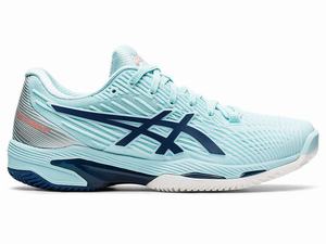 Buty do Tenisa Damskie Asics Solution Speed Ff 2 Clay Niebieskie Głęboka Indygo | 71864-JPUH