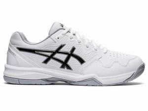 Buty do Tenisa Męskie Asics Gel-dedicate 7 Białe Czarne | 62371-ISOM