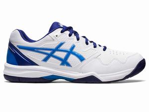 Buty do Tenisa Męskie Asics Gel-dedicate 7 Białe Niebieskie | 67839-VHPN