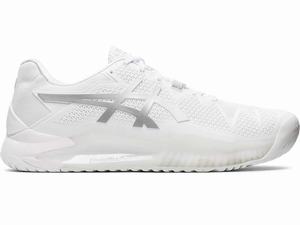 Buty do Tenisa Męskie Asics Gel-resolution 8 Białe Srebrne | 35627-IBQL