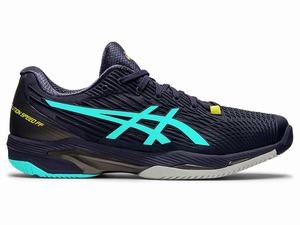 Buty do Tenisa Męskie Asics Solution Speed Ff 2 Indygo Mięta | 68952-XDNK