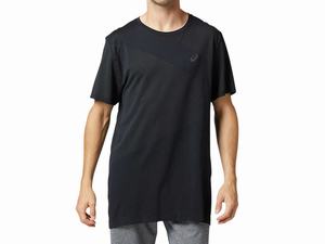 Koszulki Męskie Asics Tokyo Seamless Czarne | 72465-UZDM