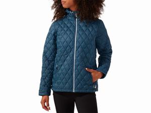 Kurtki Damskie Asics Performance Insulated Niebieskie | 15628-GTEM