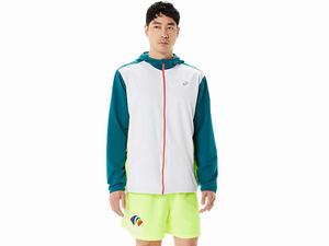 Kurtki Męskie Asics Ready-set Color Block Wch Kolorowe | 57982-TERH