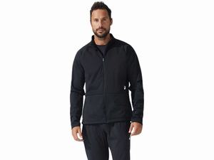 Kurtki Męskie Asics Thermostorm Full Zip Czarne Czarne | 89651-XYCF