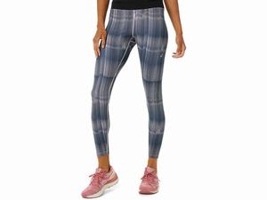 Legginsy Damskie Asics Fietro Niebieskie Różowe | 81024-HIQE