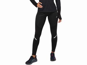 Legginsy Damskie Asics Lite-show Zimowe Czarne | 07158-FDCE