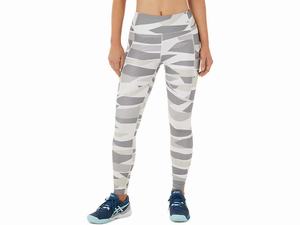 Legginsy Damskie Asics New Strong 92 Printed Beżowe | 40613-JAQM