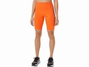 Legginsy Damskie Asics Race Sprinter Pomarańczowe | 42539-AKJL